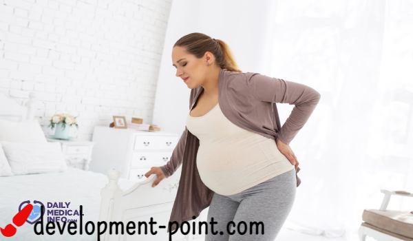 When is back pain dangerous for pregnant women?