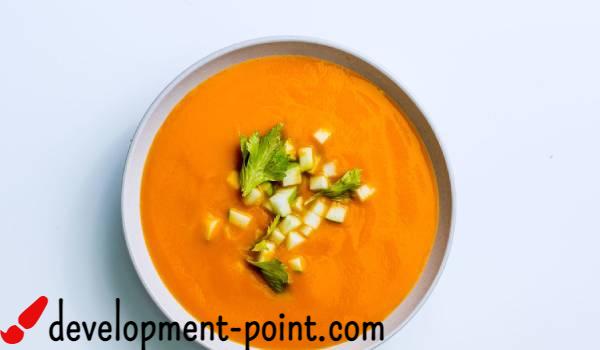 Carrot soup for diet