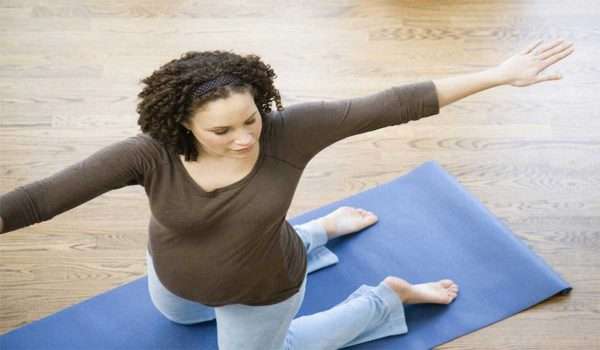 Yoga exercises for pregnant women